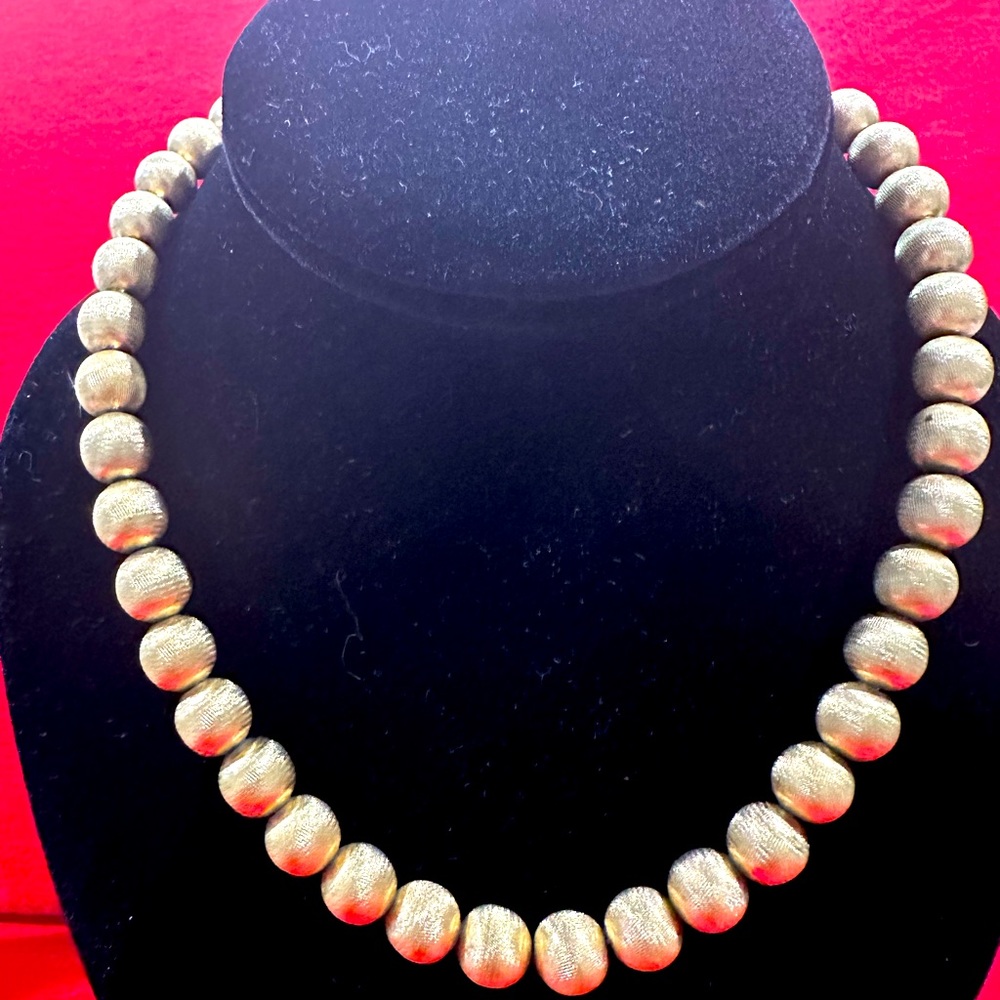 Vintage Monet Beaded Necklace